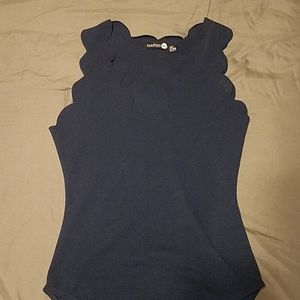 BooHoo Tall Navy Bodysuit